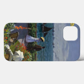 Monet Garden bij Sainte-Adresse Painting Case-Mate iPhone Case (Achterkant (horizontaal))