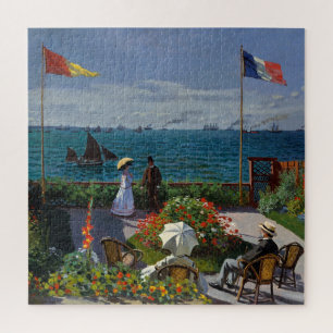 Monet Garden bij Sainte-Adresse Painting Legpuzzel