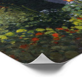 Monet Garden bij Sainte-Adresse Painting Poster (Hoek)