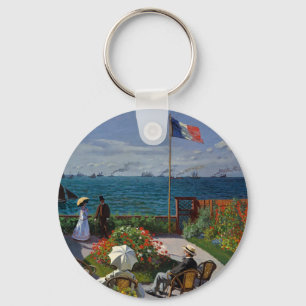 Monet Garden bij Sainte-Adresse Painting Sleutelhanger