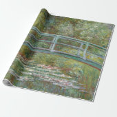 Monet, garden, classic painting cadeaupapier (Uitgerold)