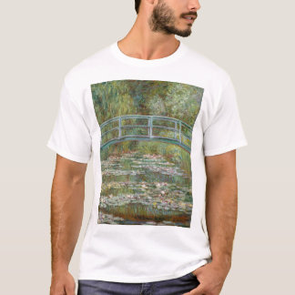 Monet, garden, classic painting t-shirt
