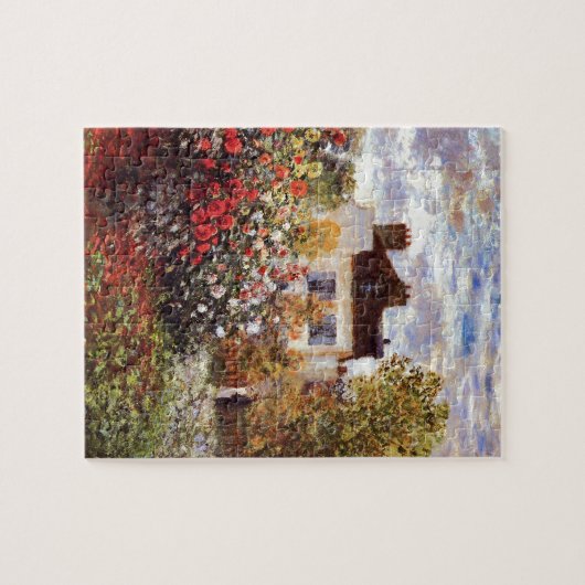Monet Garden in Argenteuil Fine Art Legpuzzel (Horizontaal)