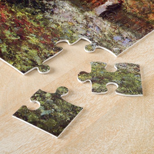 Monet Garden in Argenteuil Fine Art Legpuzzel (Zijkant)