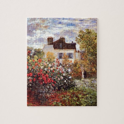 Monet Garden in Argenteuil Fine Art Legpuzzel (Verticaal)