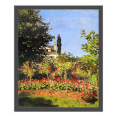 Monet - Garden in Bloom Foto Afdruk (Voorkant)
