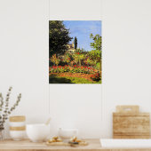 Monet - Garden in Bloom Poster (Keuken)
