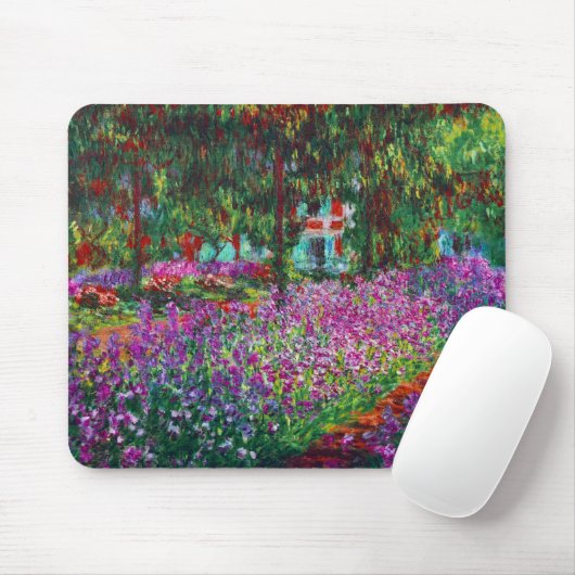 Monet Garden in Giverny Fine Art Mousepad Muismat (Met muis)