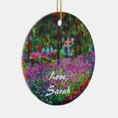 Monet Garden in Giverny Fine Art Ornament (Rechts)