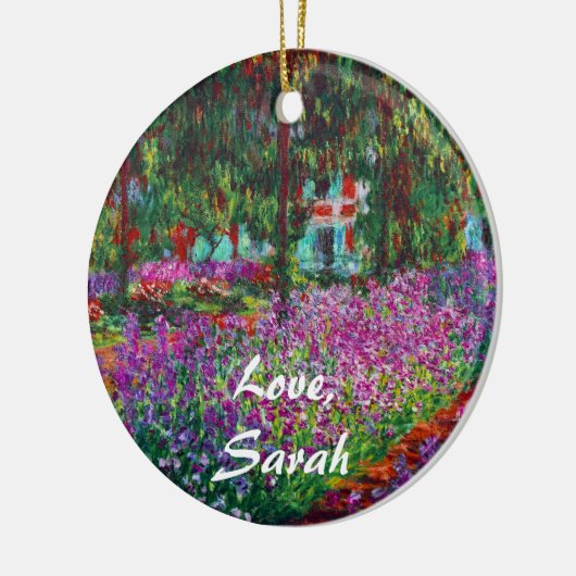 Monet Garden in Giverny Fine Art Ornament (Links)