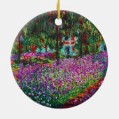 Monet Garden in Giverny Fine Art Ornament (Achterkant)