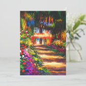 Monet Garden op Giverny Aankondiging (Staand voorkant)