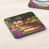 Monet Garden op Giverny Bier Onderzetter (Linkerzijde)