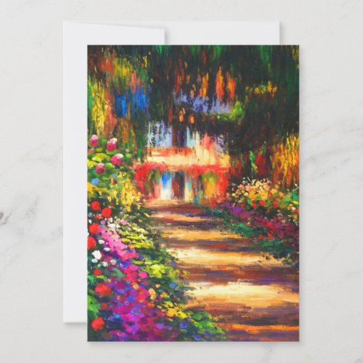 Monet Garden op Giverny Card (Voorkant)
