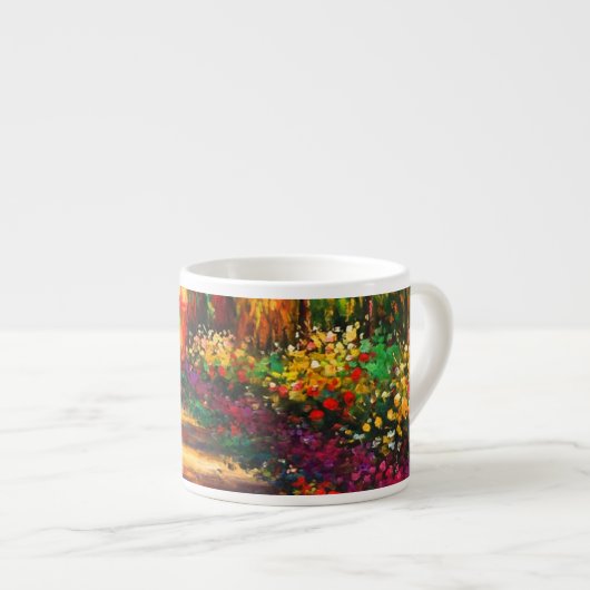 Monet Garden op Giverny Espresso Kop (Voorkant rechts)