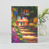 Monet Garden op Giverny Kaart (Staand voorkant)