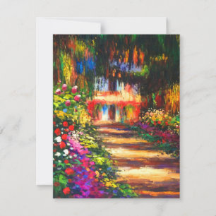 Monet Garden op Giverny Kaart
