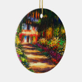 Monet Garden op Giverny Keramisch Ornament (Rechts)