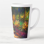 Monet Garden op Giverny Latte Mok (Rechts)