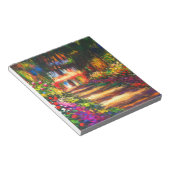 Monet Garden op Giverny Notitieblok (Schuin)