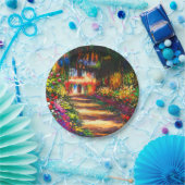 Monet Garden op Giverny Papieren Bordje (Feest)