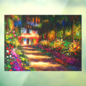 Monet Garden op Giverny Raamsticker (Vel 3)