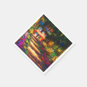 Monet Garden op Giverny Servet (Hoek)