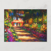 Monet Garden op Giverny Uitnodiging Briefkaart (Voorkant)