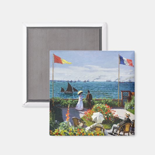 Monet Garden op Sainte Adresse Magnet (Voorkant / Achterkant)