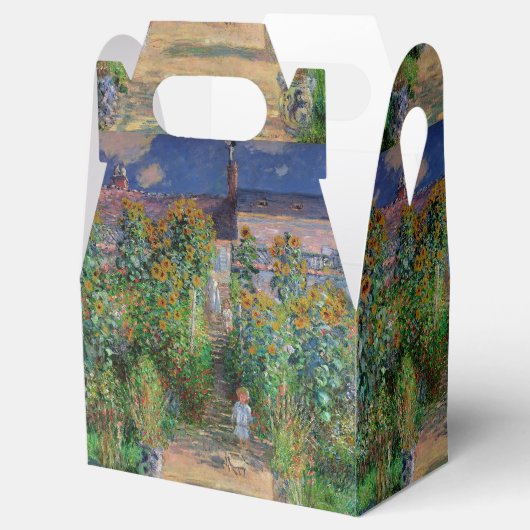 Monet Garden Vetheuil Impressionim Painting Bedankdoosjes (Geopend)