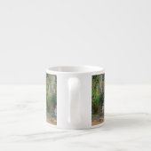 Monet Garden Vetheuil Impressionim Painting Espresso Kop (Achterkant)