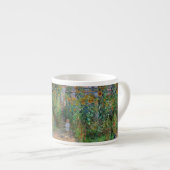 Monet Garden Vetheuil Impressionim Painting Espresso Kop (Voorkant rechts)