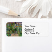 Monet Garden Vetheuil Impressionim Painting Etiket (Insitu)