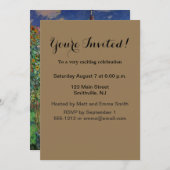 Monet Garden Vetheuil Impressionim Painting Kaart (Voorkant / Achterkant)