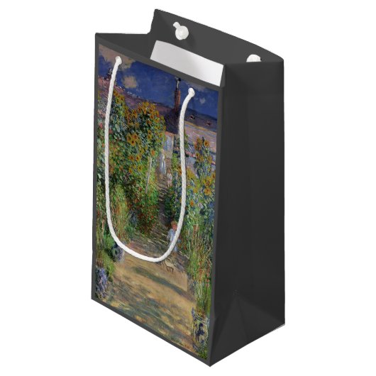 Monet Garden Vetheuil Impressionim Painting Klein Cadeauzakje (Voorkant Gekanteld)
