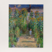 Monet Garden Vetheuil Impressionim Painting Legpuzzel (Verticaal)