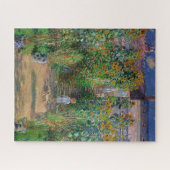 Monet Garden Vetheuil Impressionim Painting Legpuzzel (Horizontaal)