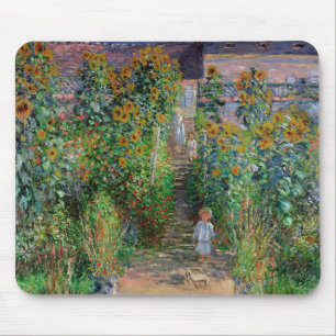 Monet Garden Vetheuil Impressionim Painting Muismat