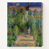 Monet Garden Vetheuil Impressionim Painting Notitieboek (Achterkant)