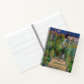 Monet Garden Vetheuil Impressionim Painting Notitieboek (Binnen)