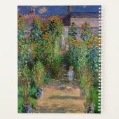 Monet Garden Vetheuil Impressionim Painting Planner (Achterkant)