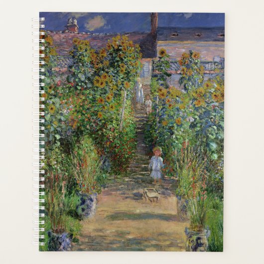 Monet Garden Vetheuil Impressionim Painting Planner (Voorkant)