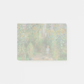 Monet Garden Vetheuil Impressionim Painting Post-it® Notes (Voorkant)