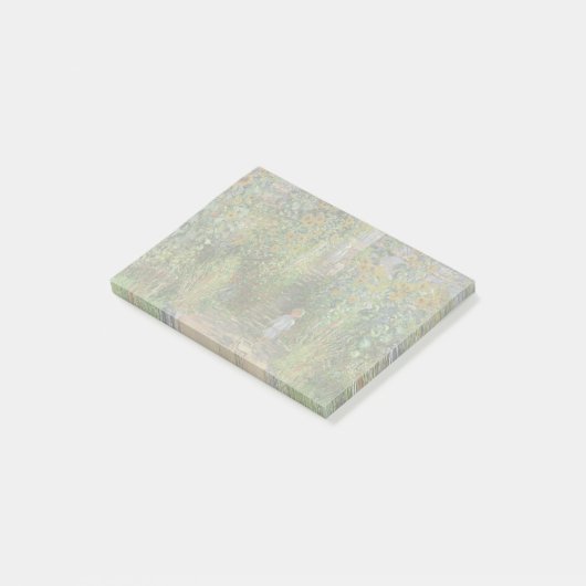 Monet Garden Vetheuil Impressionim Painting Post-it® Notes (Schuin)