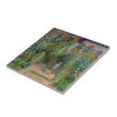 Monet Garden Vetheuil Impressionim Painting Tegeltje (Zijkant)