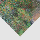 Monet Garden Vetheuil Impressionim Painting Tissuepapier (Detail)