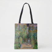 Monet Garden Vetheuil Impressionim Painting Tote Bag (Voorkant)