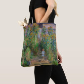 Monet Garden Vetheuil Impressionim Painting Tote Bag (Dichtbij)