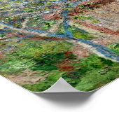 Monet - Gardener's House at Antibes 1888 Poster (Hoek)