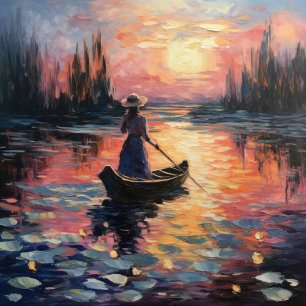 Monet Gardens Poster